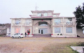 The building of Tourist Reception Centre in Reasi. 