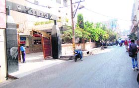 DAV College wears a deserted look as teachers of government-aided colleges went on strike in Amritsar on Tuesday