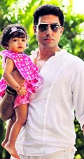 Birthday Bumps: Abhishek Bachchan with Aaradhya