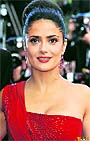 Desperate moment: Salma Hayek