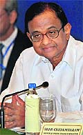 Union Finance Minister P Chidambaram in Bangalore on Tuesday