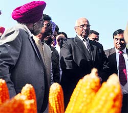 Union Agriculture Minister Sharad Pawar at PAU