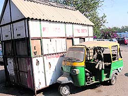 The UT Administration has withdrawn the pre-paid taxi service, yet a booth