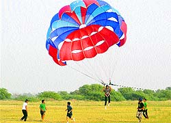 NCC Week celebrations in progress in Chandigarh on Wednesday