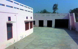 Devinderpal Singh Bhullar's house in Dayalpura Bhai Ka village that remains locked most of the time.