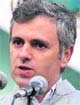 Chief Minister Omar Abdullah addresses panches and sarpanches at Sopore on Thursday. A Tribune photograph