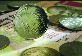 Farmers throw coins into the Ravi or Beas before leaving for mandis