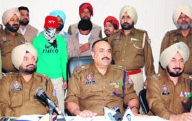 The accused in police custody in Amritsar on Friday