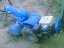 Italy-made Power Weeder (above) is a substitute for many manual jobs in orchards. The Horticulture Department in Punjab is providing this imported machine to the farmers at 50 per cent subsidy.