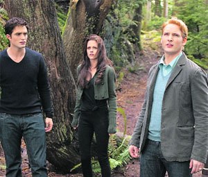 Robert Pattinson, Kristen Stewart & Peter Facinelli