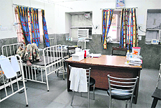 The child ward at Govt Rajindra Hospital in Patiala. 