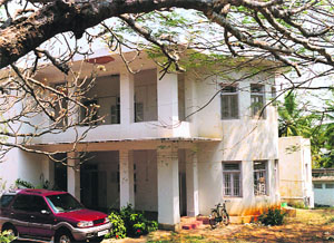The writers house in Mysore. He lived here till the early 1990s, before moving to Chennai