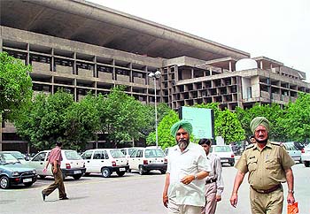 A view of the Punjab and Haryana High Court