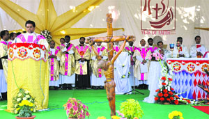 Diocese of Jammu and Srinagar inaugurates 'Year of faith 2012-13' at Presentation Convent School in Jammu on Sunday.
