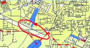 The Ludhiana master plan downloaded from the GLADA website clearly shows the site (encircled in red) as a green belt. 