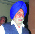 GS Pherurai outside a Patiala court .