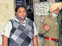 Undertrial Nishant Sharma at the GMCH-32 for a medical examination
