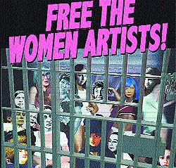 The posters of Guerrilla Girls make statements based on the fact that  while most art schools have had more than 50 per cent women for decades, the number of women who make it in the art market is much fewer