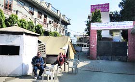 PLACE: Near GGNIMT, Encroachment outside the house of a former SSP