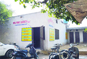 The community centre in the J Block of Bhai Randhir Singh Nagar, which was constructed in the absence of an approved building plan. 