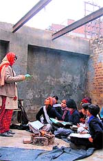 Many government schools dont even have proper classrooms