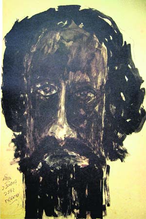 Self-Portrait (as a troubled soul)