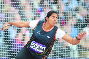 Krishna Poonia says she is in no mood to say goodbye to the sports till the time she feels that she can do justice to her game