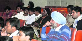 Scientists and researchers attend the 77th Annual Convention of the Indian Society of Soil Science at the PAU in Ludhiana on Monday