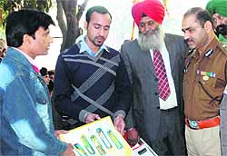 Police Commissioner Ram Singh at the venue