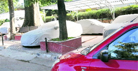 In violation of the building bylaws, Rajya Sabha MP and TMC leader KD Singh has encroached upon public land outside his house in Sector 9, Chandigarh.