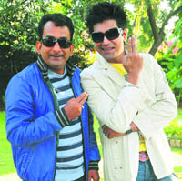Hemant Pandey (L) and Gaurav Shah