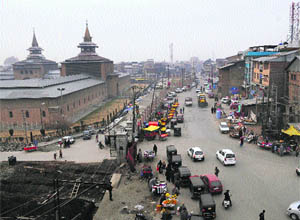 Normal life returns to Srinagars old city areas where curfew was lifted after a week on Wednesday.  