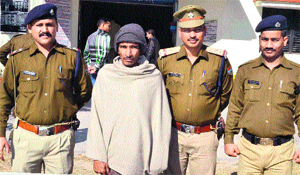 The mastermind of robbery in police custody in Haridwar on Thursday: