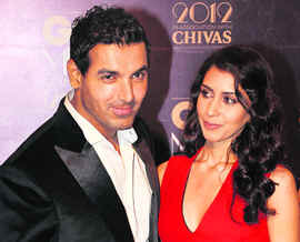 Turn around: John Abraham with Priya Runchal