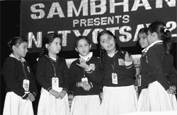 Children stage a play Jeevan ke Rang at Shivalik Public School, Phase VI, Mohali, on Saturday