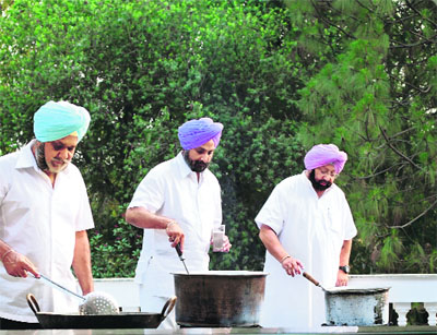 Randhir Singh, Raninder & Amarinder Singh. Patiala royals love cooking and partying