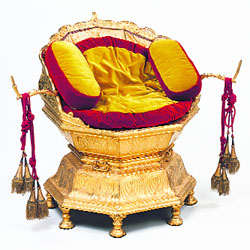 The throne of Maharaja Ranjit Singh