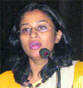 A doctor addresses a conference on head and neck surgery organised by Amandeep Hospital in Amritsar.