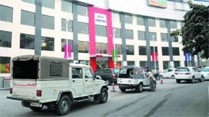 The City Centre mall outside which the crime took place