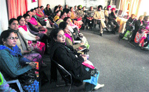 School teachers attend a development programme at PAU School in Ludhiana