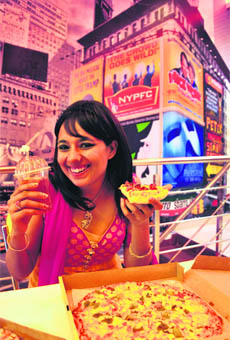 Pizza gets an Indian twist at newly opened Pizza joint.
