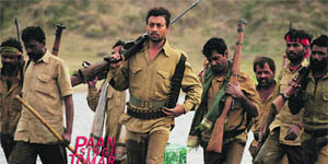 A still from the movie Paan Singh Tomar