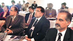 Delegates at the workshop on sustainable buildings in Chandigarh on Tuesday. A Tribune photograph