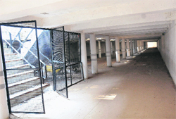 A renovated parking lot in Sector 17, Chandigarh, which is to be handed over to traders. Tribune photo: manoj mahajan