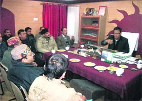 Residents oppose the plan at a meeting with officials on Tuesday at the Muncipal Council office
