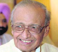 Nityanand Swami, first Chief Minister of the state, who died in Dehradun on Wednesday