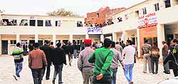 A view of the district courts complex in Amritsar