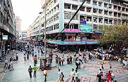 Computer geeks and tech enthusiasts congregate at Nehru Place in south Delhi, one of Asia's biggest IT markets