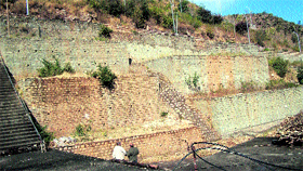 The Koldam rehabilitation colony at Jamthal in Bilaspur district.