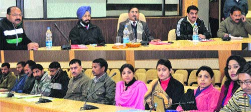 A training workshop on Civil Registration of Births and Deaths underway in Reasi on Sunday.